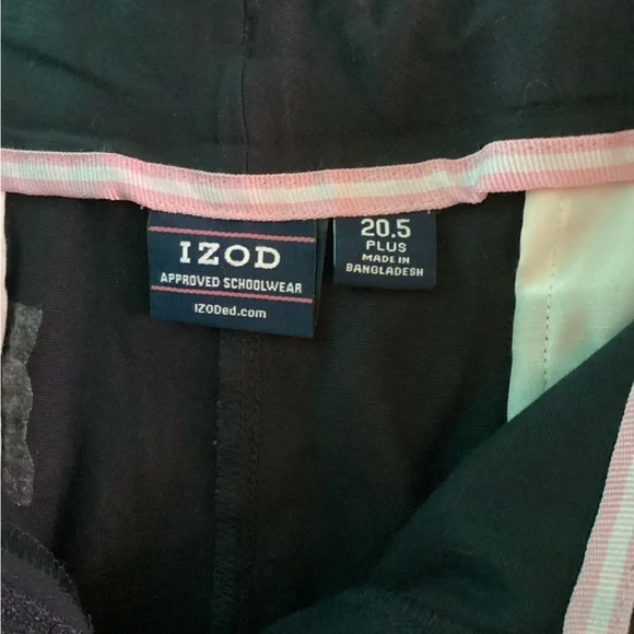IZOD Big Girls Skinny Flat Front Pant Size 20.5 Plus - Picture 5 of 10
